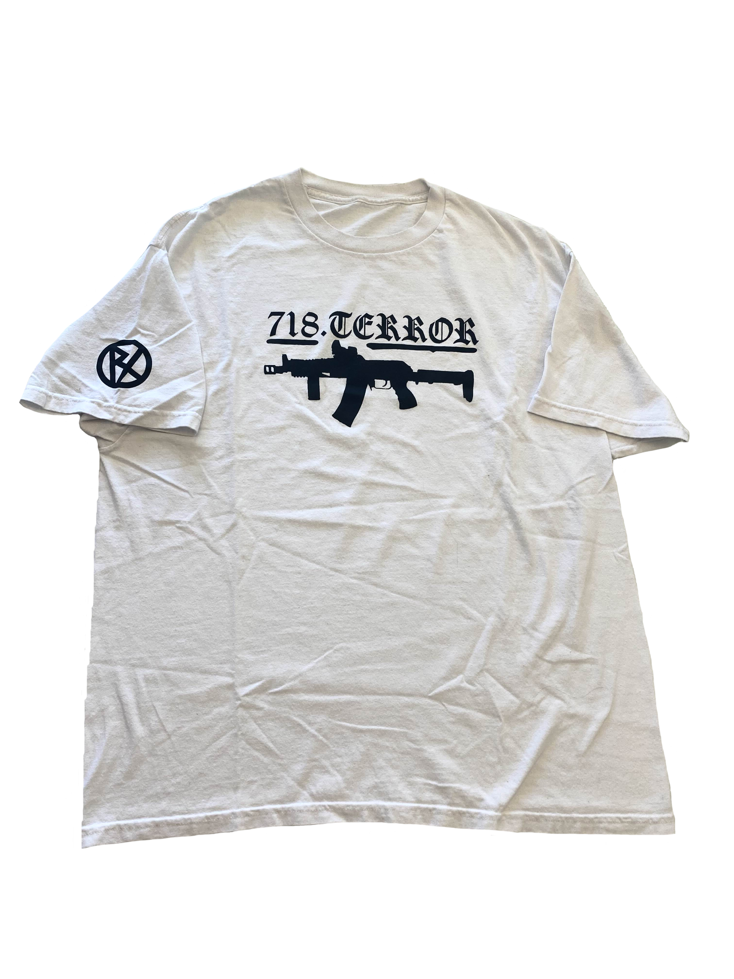 718.terror AK T-Shirt | White